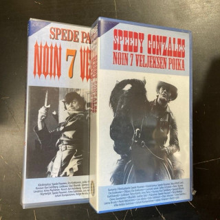 Noin 7 veljestä / Speedy Gonzales - noin 7 veljeksen poika 2xVHS (VG+/M-) -komedia-